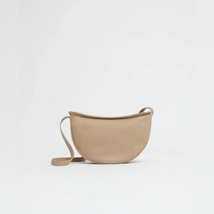 Authentic Mansur Gavriel MOON SLING BAG - Warm Grey